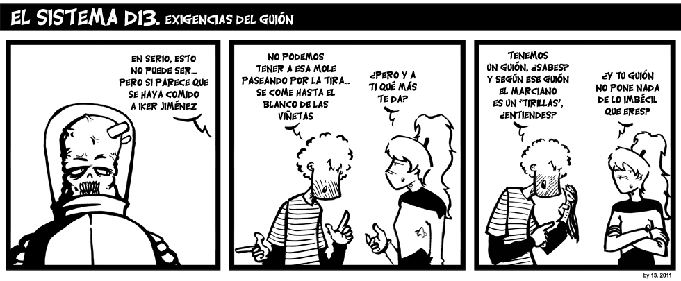 293. Exigencias del guión