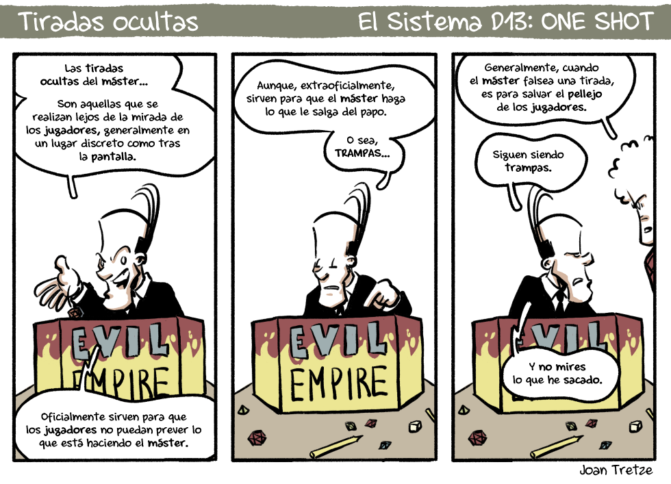 Tiradas ocultas